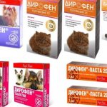 Dirofen for cats and cats