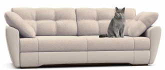 Sofa with anti-vandal fabric for cats - antigarras