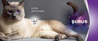 Корм для кошек Sirius - отзывы