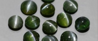 Cat&#39;s eye stones