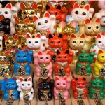 maneki-neko of all colors