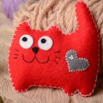 pillow cat photo decor